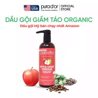 Dầu gội giấm táo PURA D'OR Apple Cider Vinegar giải độc, phục hồi và giúp tóc chắc khoẻ 473ml