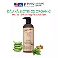 Dầu xả Biotin PURA D'OR Professional Grade phục hồi tóc hư tổn chuyên sâu, giảm gãy rụng 473ml