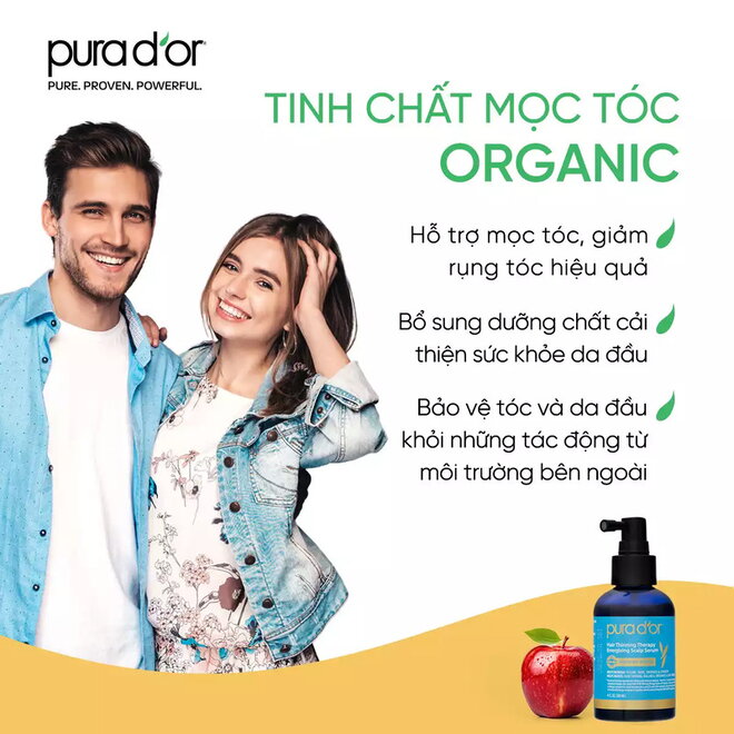 Tinh chất ngăn ngừa rụng tóc PURA D`OR Therapy Energizing Scalp 120ml