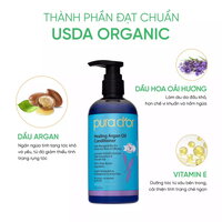 Dầu xả Organic PURA D'OR Healing Argan Oil giảm gàu do da đầu khô kích ứng 473ml