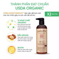 Dầu xả Biotin PURA D'OR Professional Grade phục hồi tóc hư tổn chuyên sâu, giảm gãy rụng 473ml