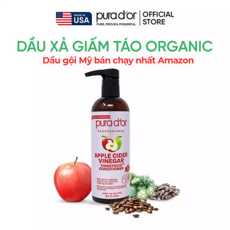 Dầu xả giấm táo PURAD'OR Apple Cider Vinegar giải độc, phục hồi và giúp tóc chắc khoẻ 473ml